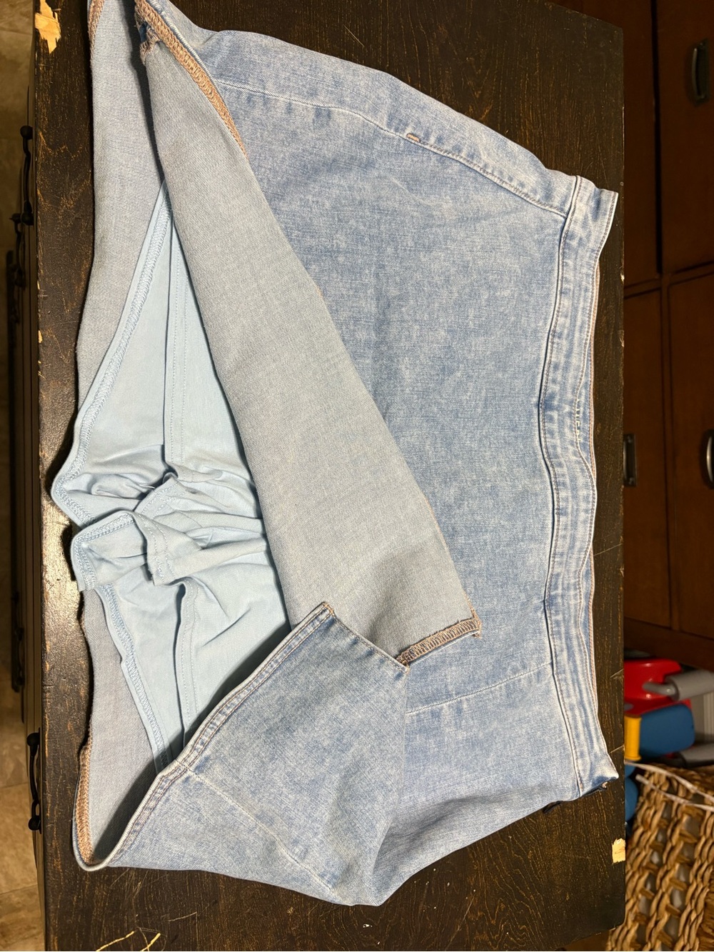 18- American Eagle Jean miniSKORT - Picture 2 of 5